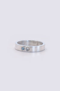swiss topaz and clear CZ